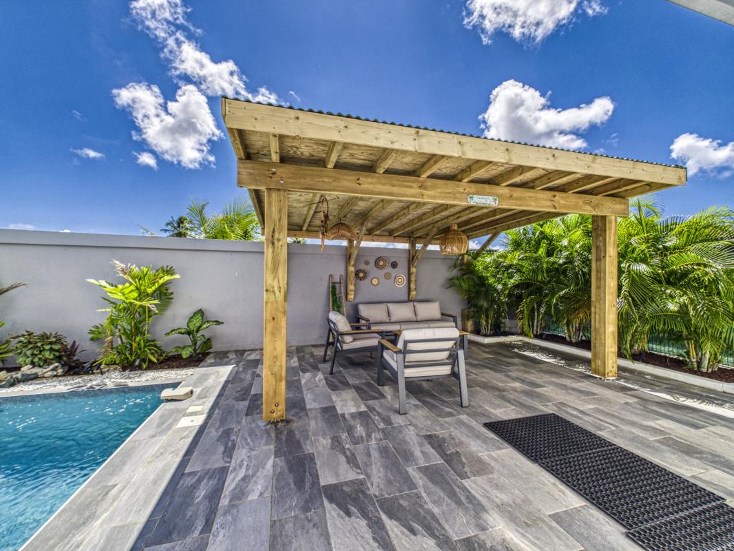 3.Guadeloupe Saint-François- location villa 4 peorsnnes-piscine